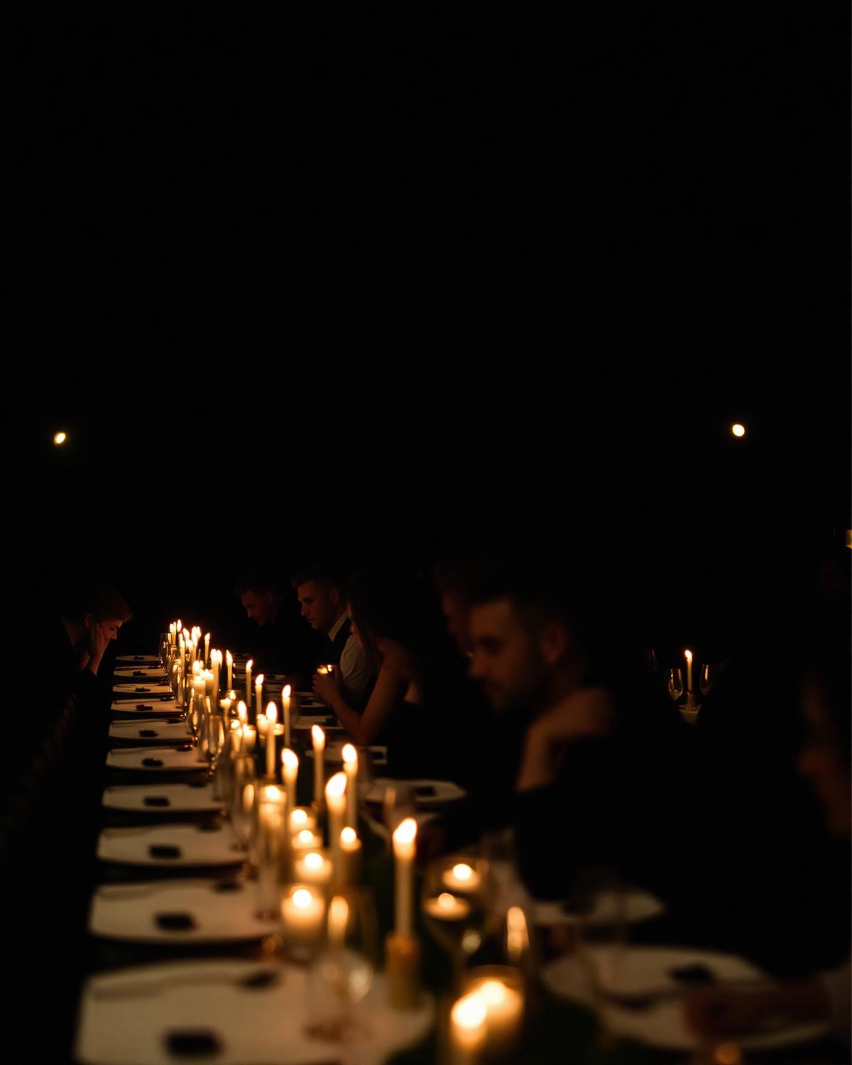 The host was a guest all evening. On purpose.